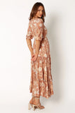 Kelda Dress Tan Floral