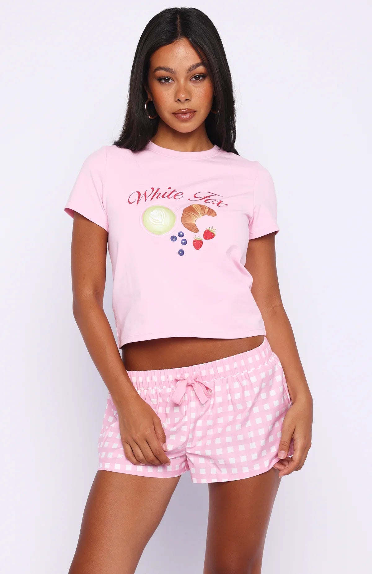 Breakfast In Bed Pyjama Set Pink