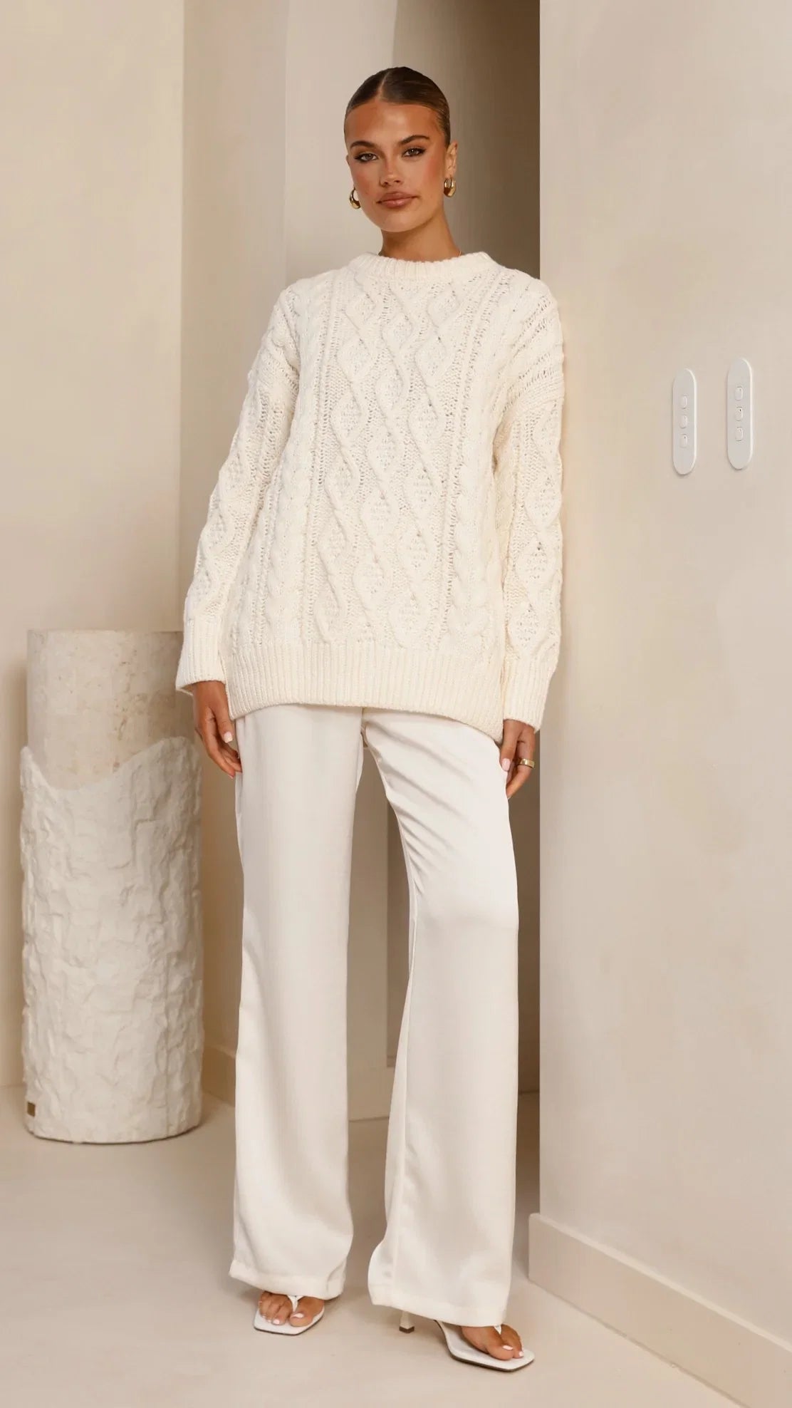 Valentina Knit Sweater Cream