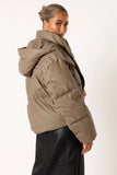 Tania Puffer Jacket Mocha