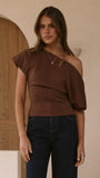 Jara Top Brown