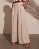 Pipper Pleated Linen Pant