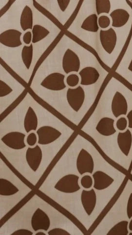Avalon Maxi Dress Brown Geo