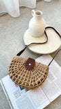 Marielle Half Moon Bag Straw