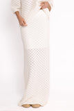 Meera Midi Skirt White