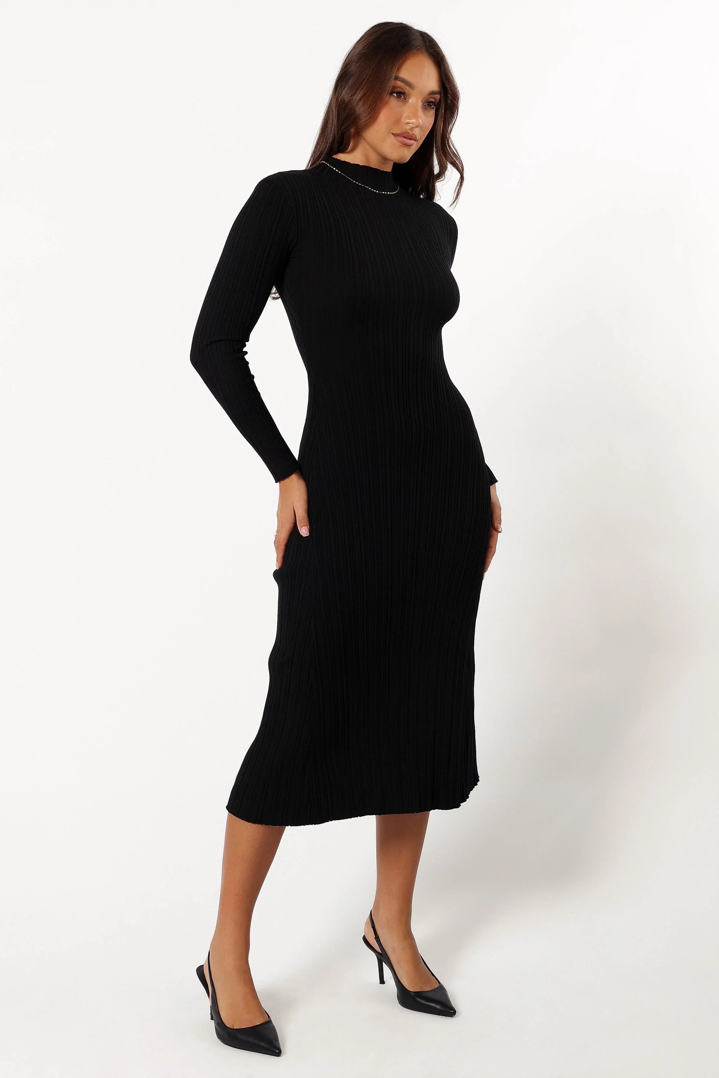 Briar Long Sleeve Dress Black