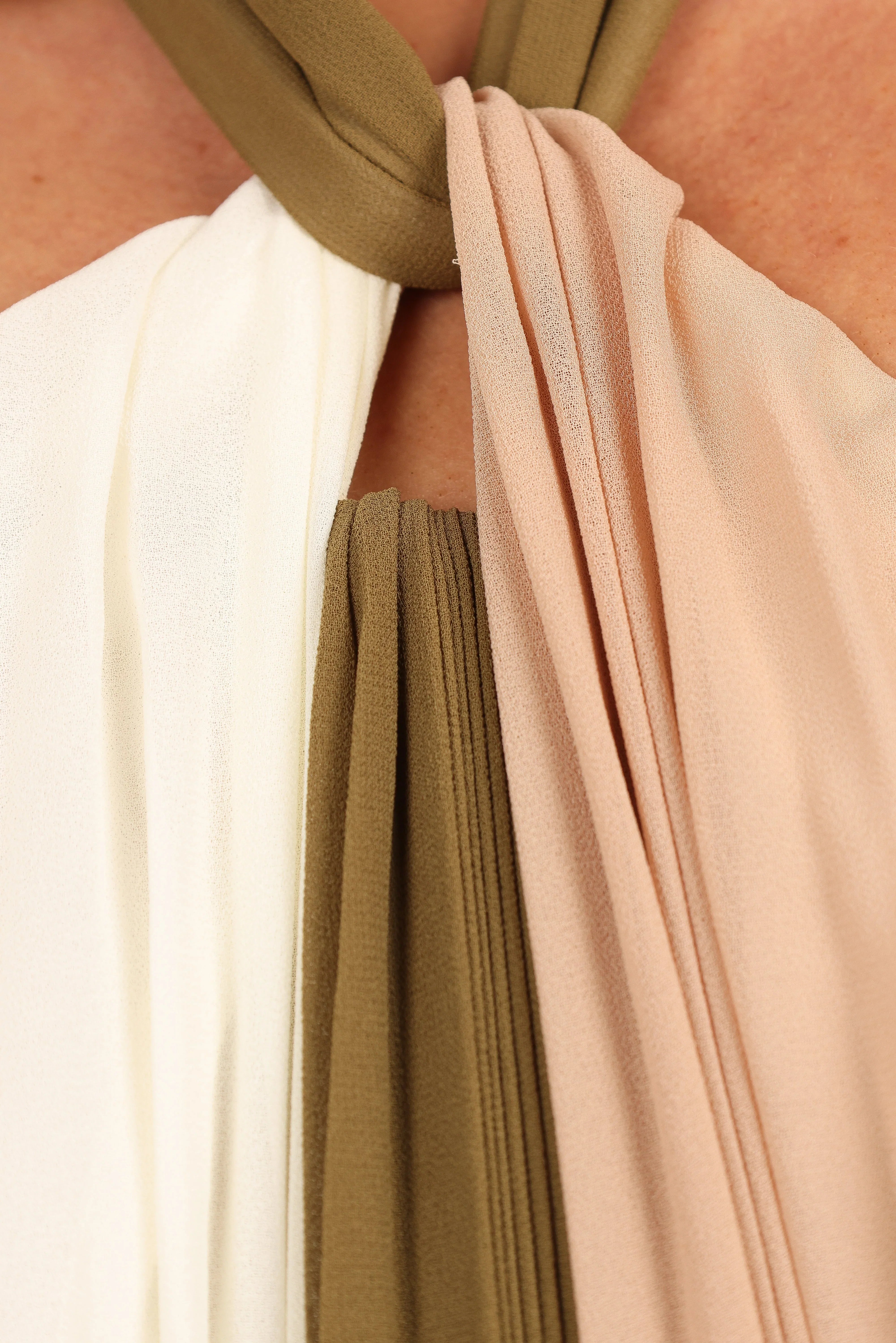 Reanna Maxi Dress Olive Multi
