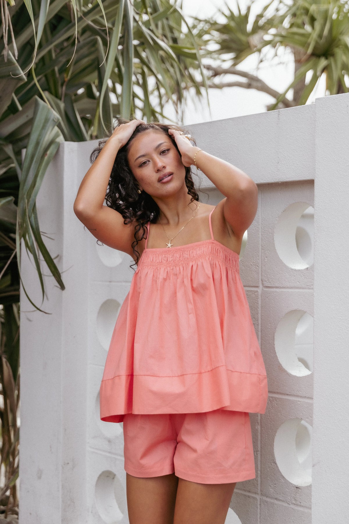 Aiesha Short Set Coral