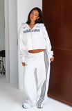 Release 15 Asalia Wide Leg Sweatpants Grey Marle