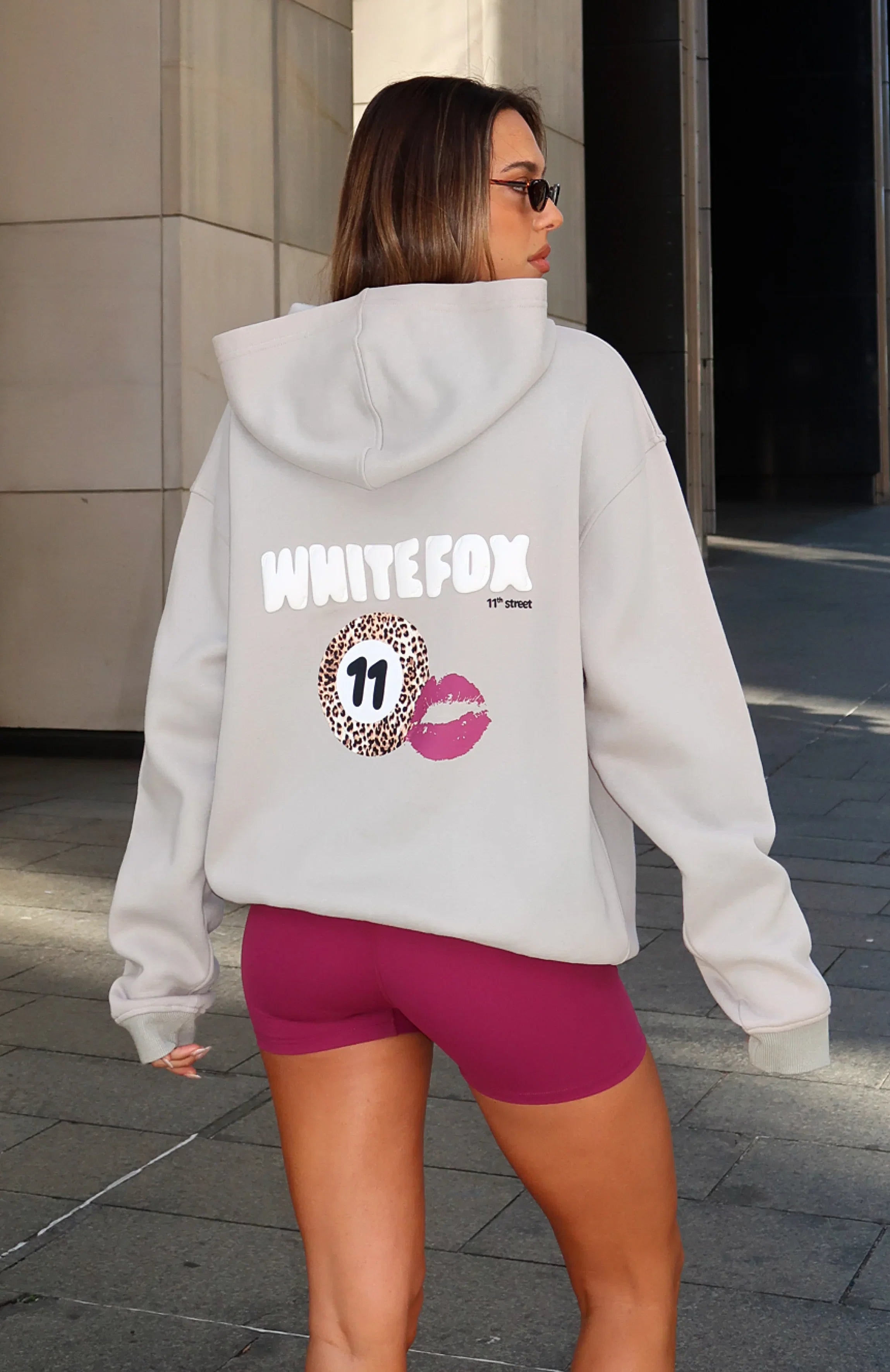 11th Street Shes So Lucky Oversized Hoodie Moon Kiss