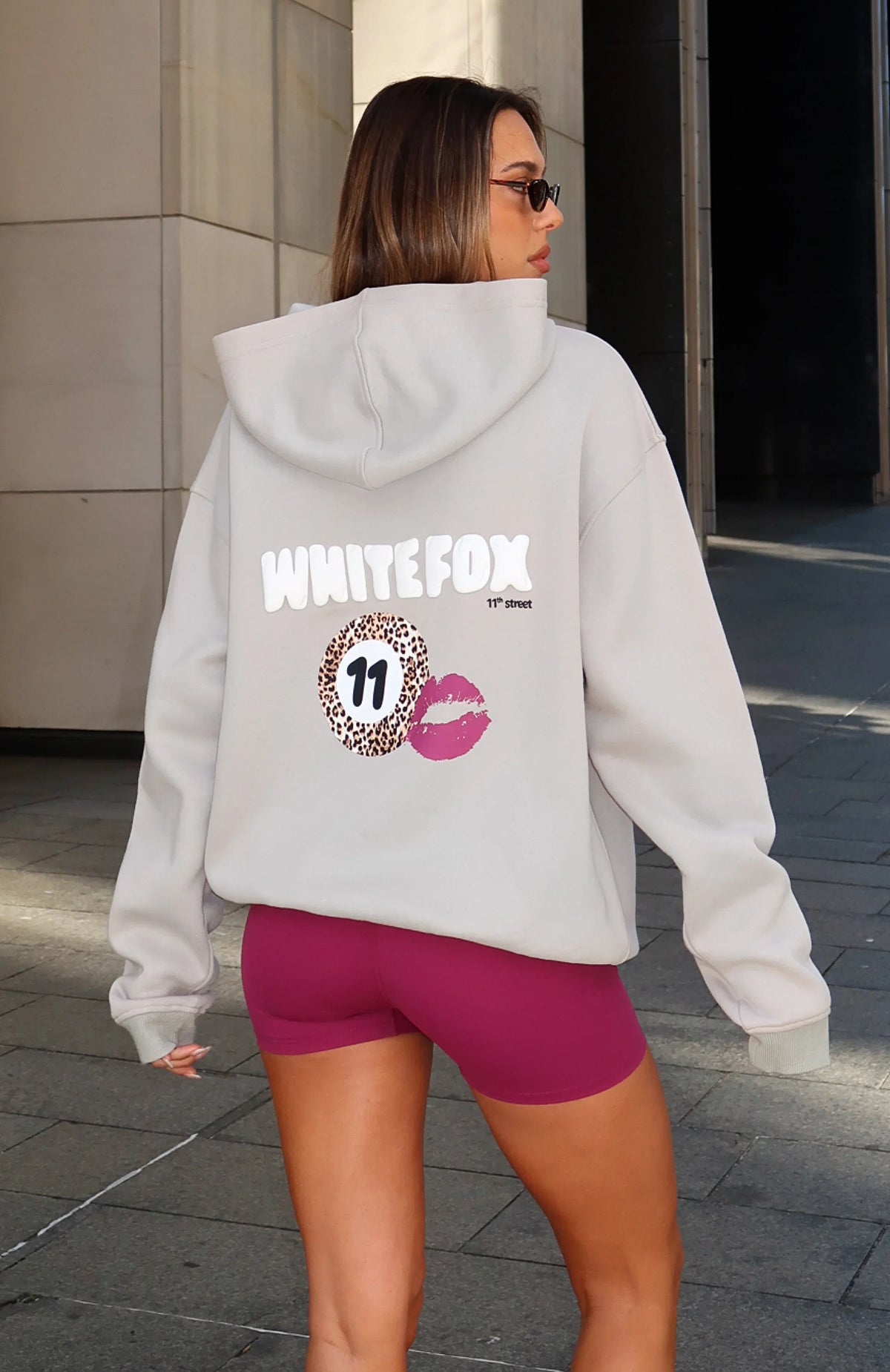 11th Street Shes So Lucky Oversized Hoodie Moon Kiss