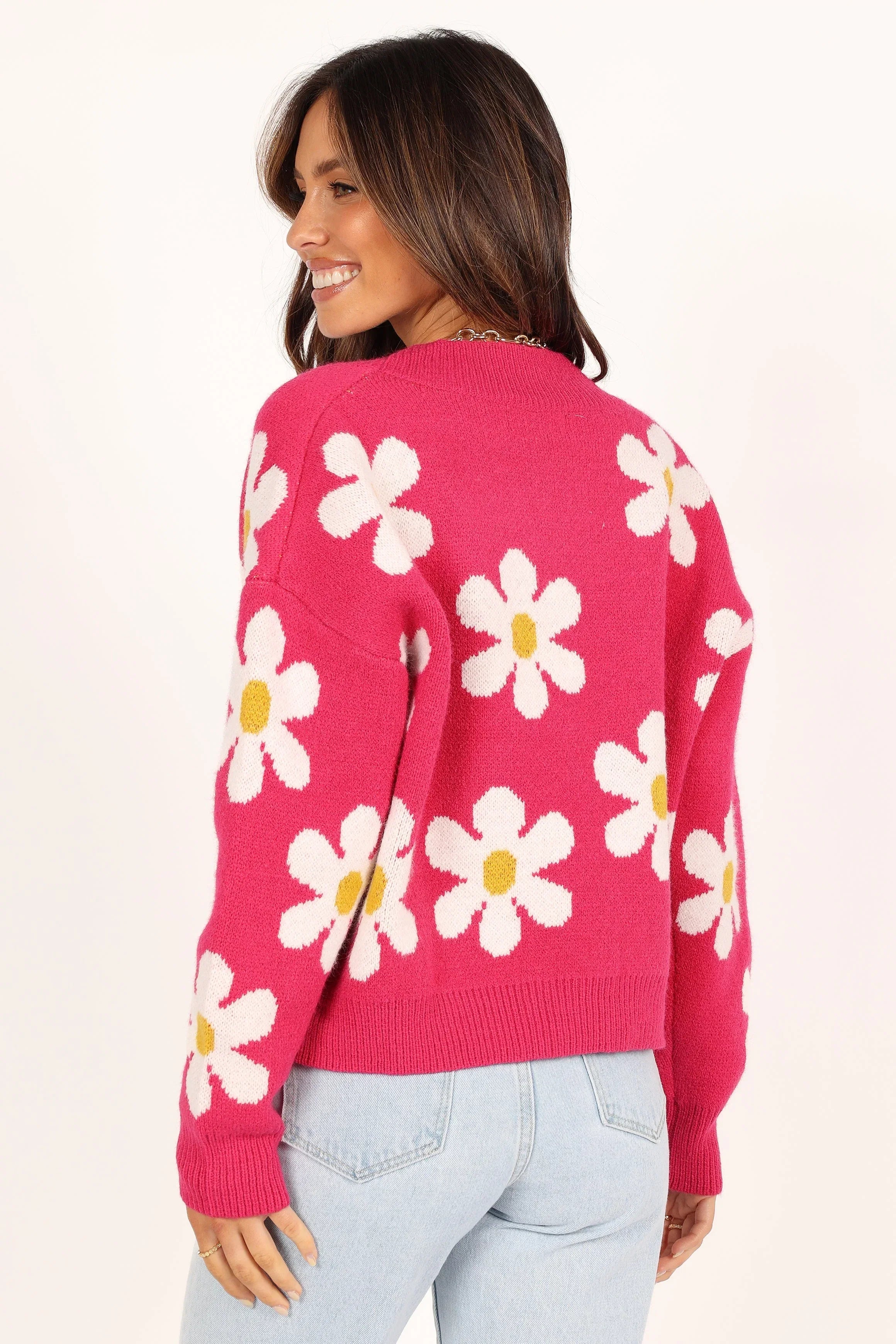 Daisy Cardigan Orchid