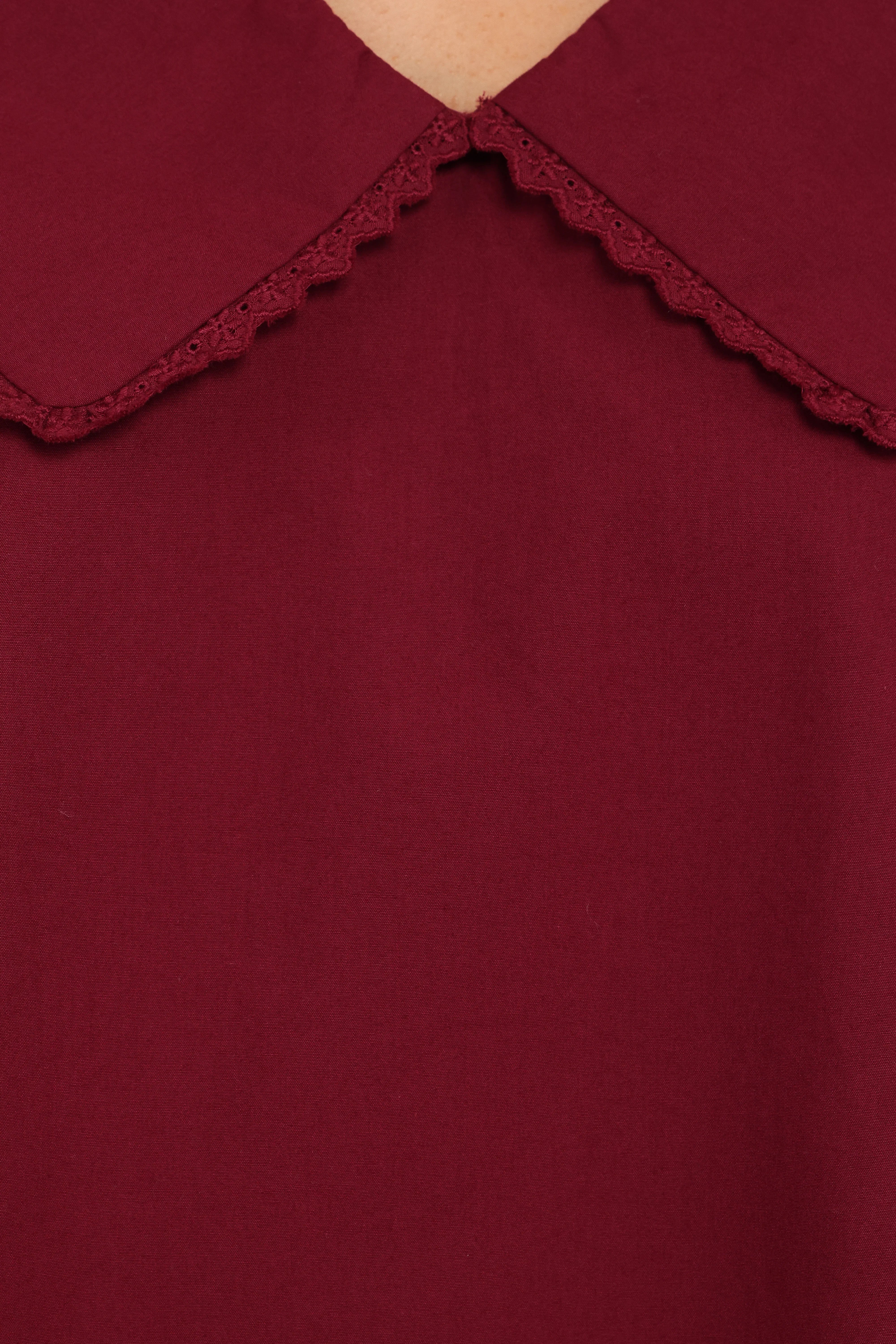 Kenna Long Sleeve Top Burg