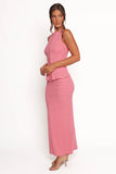 Adeline Two Piece Set Pink Red