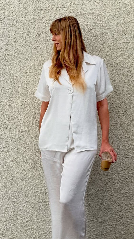 Imogen Button Shirt Cream