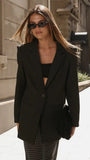 Isa Oversized Blazer Black