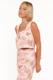 Devlin Top Pink Floral