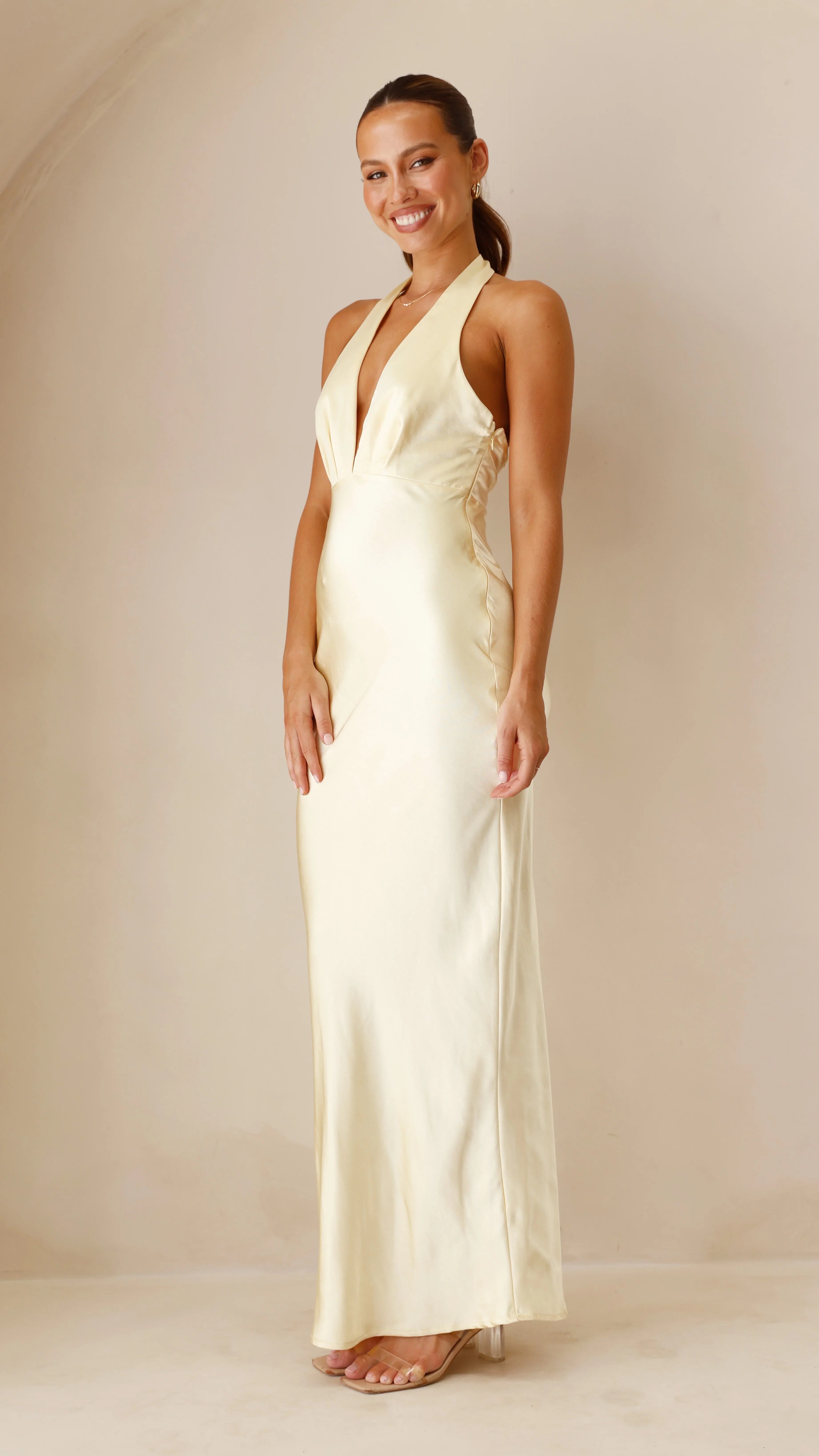 Chloe Maxi Dress Yellow