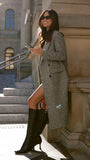 Jayla Longline Coat Grey