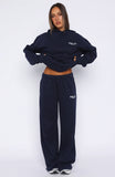 Verano Sixteen Lilia Wide Leg Sweatpants Navy