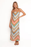 Lane A line Maxi Dress Multi