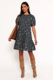 Tasmin Midi Dress Blue Floral