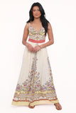 Caelia Maxi Dress Yellow Multi