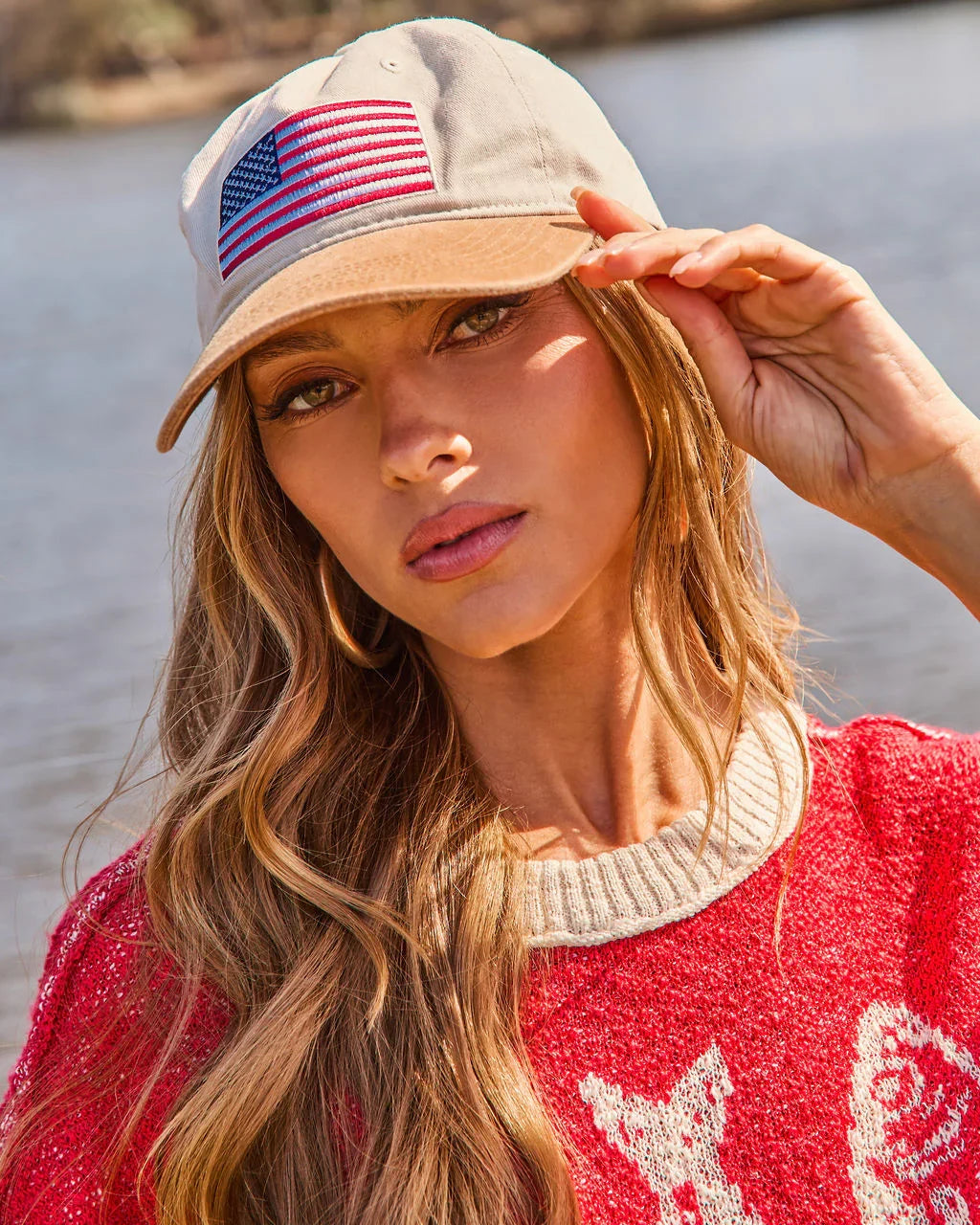 Freedom Belle American Flag Trucker Hat