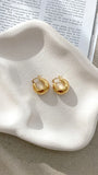 Forte Hoop Earrings Gold