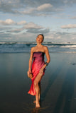 Mallory Strapless Maxi Dress Sunset Cosmo
