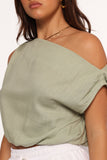Zara Top Sage Green