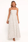 Kayt Strapless Dress Floral