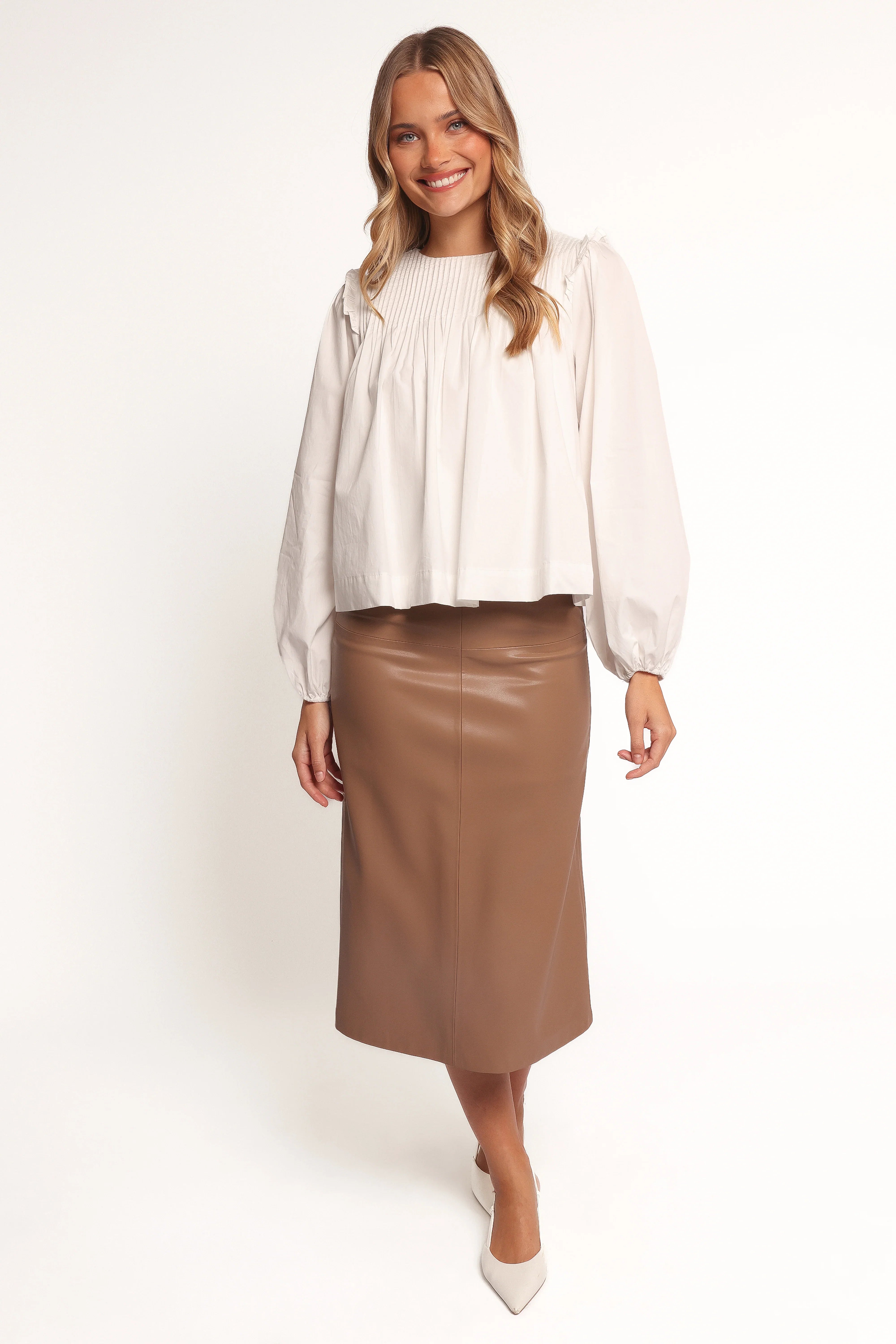 Melba Blouse White