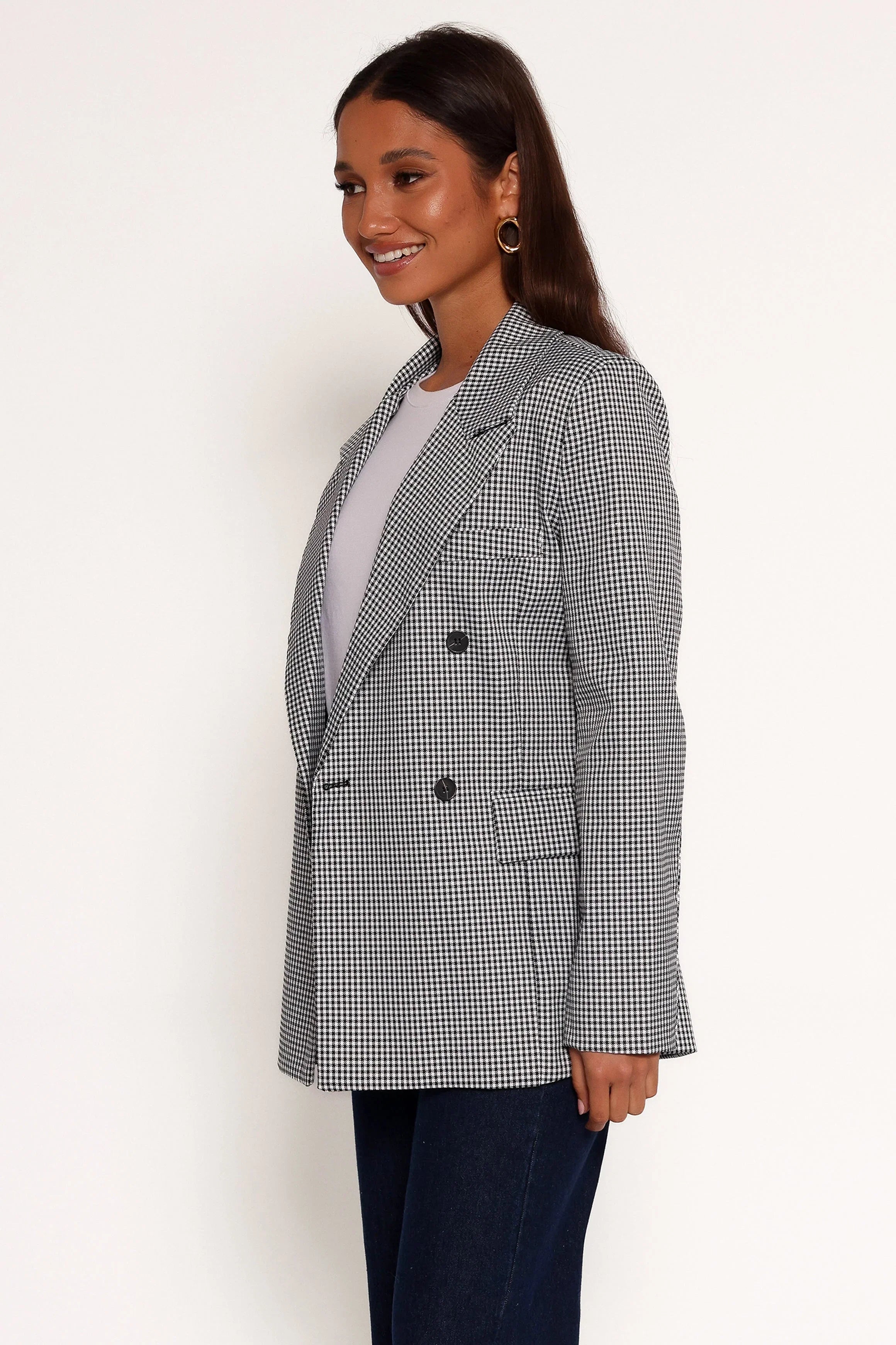 Juliette Blazer Black White