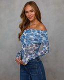 Petal Promise Floral Off Shoulder Bodysuit