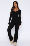 Dont Wake Me Up Pyjama Set Black