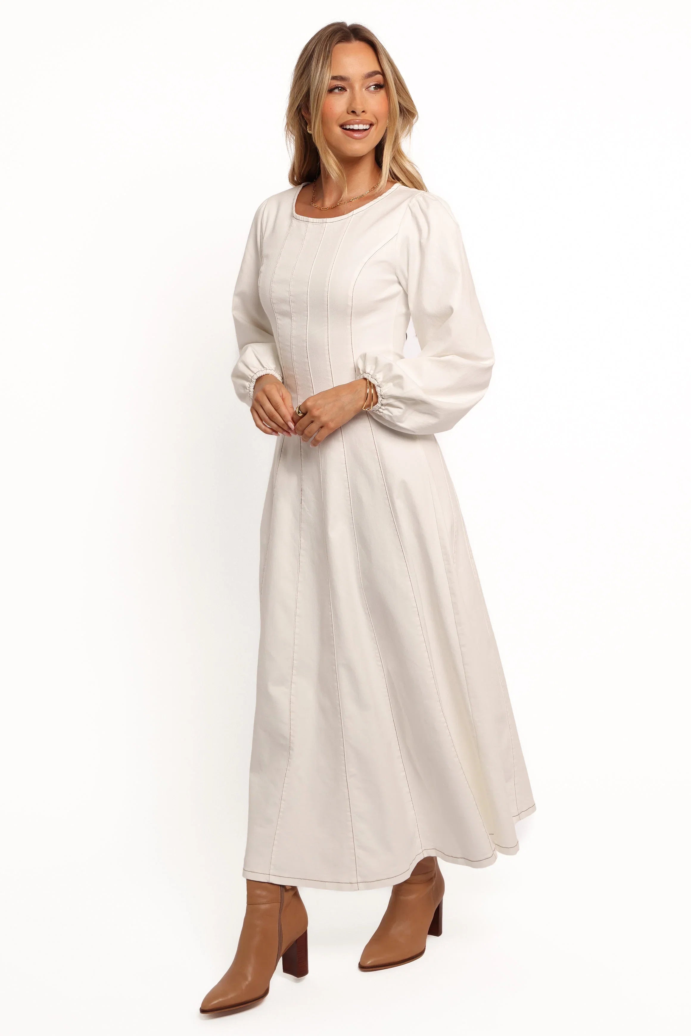 Cilla Midi Dress White