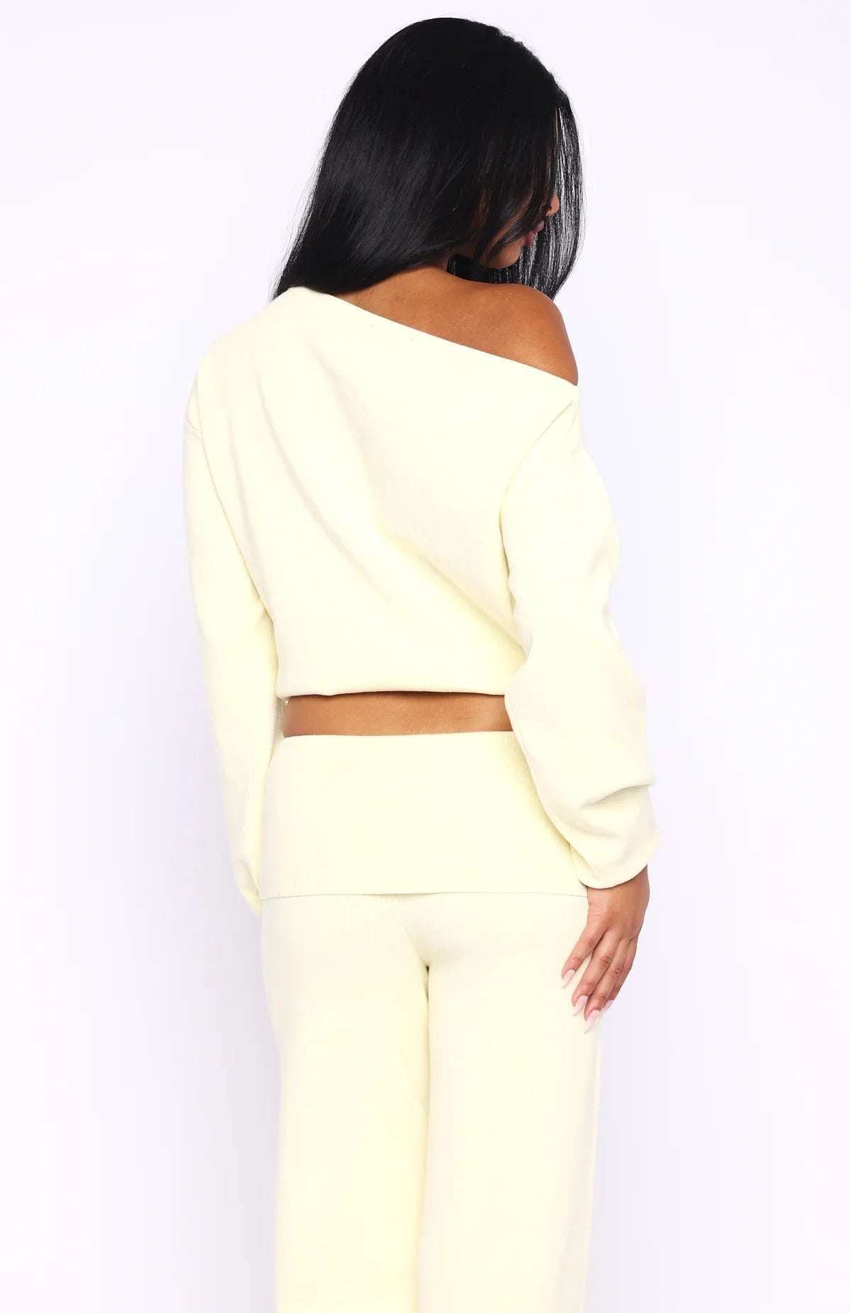 Cant Find The Words Knit Sweater Lemon