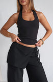 Off Beat Pants Black