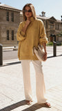 Imogen Button Pants Cream