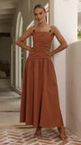 Raziela Maxi Dress Terracotta