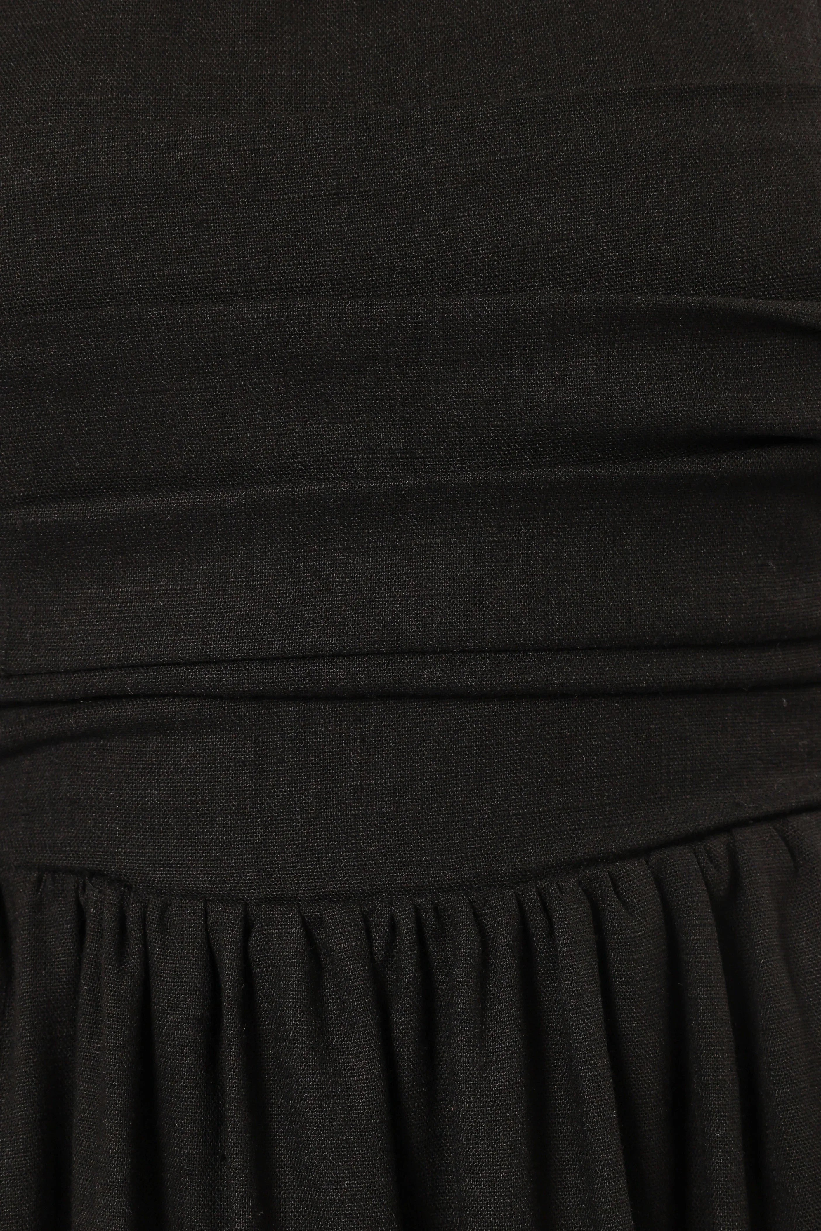 Kayt Strapless Dress Black