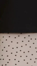 Elena Top and Maxi Skirt Set Black White Polka