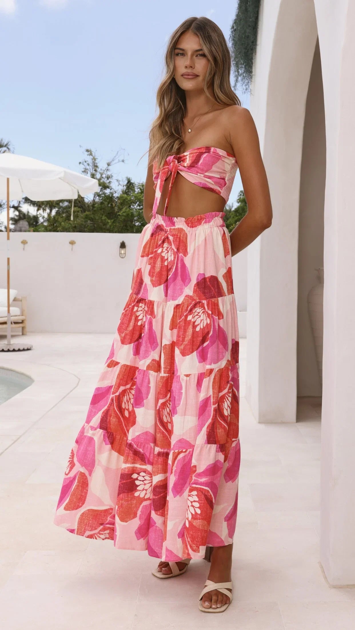 Melanie Maxi Skirt Rosalie Print