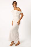 Cosma Off Shoulder Maxi Dress White