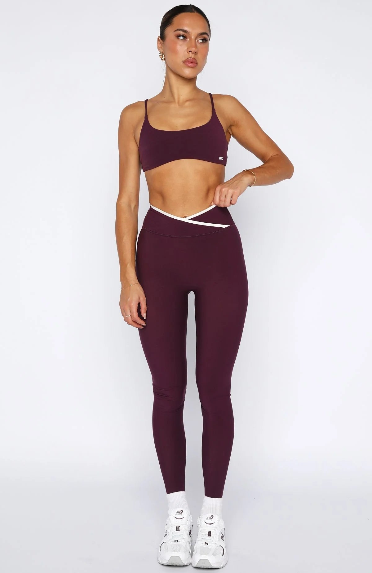 Form Leggings Plum Cream