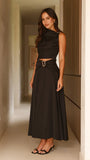 Delphine Maxi Skirt Black