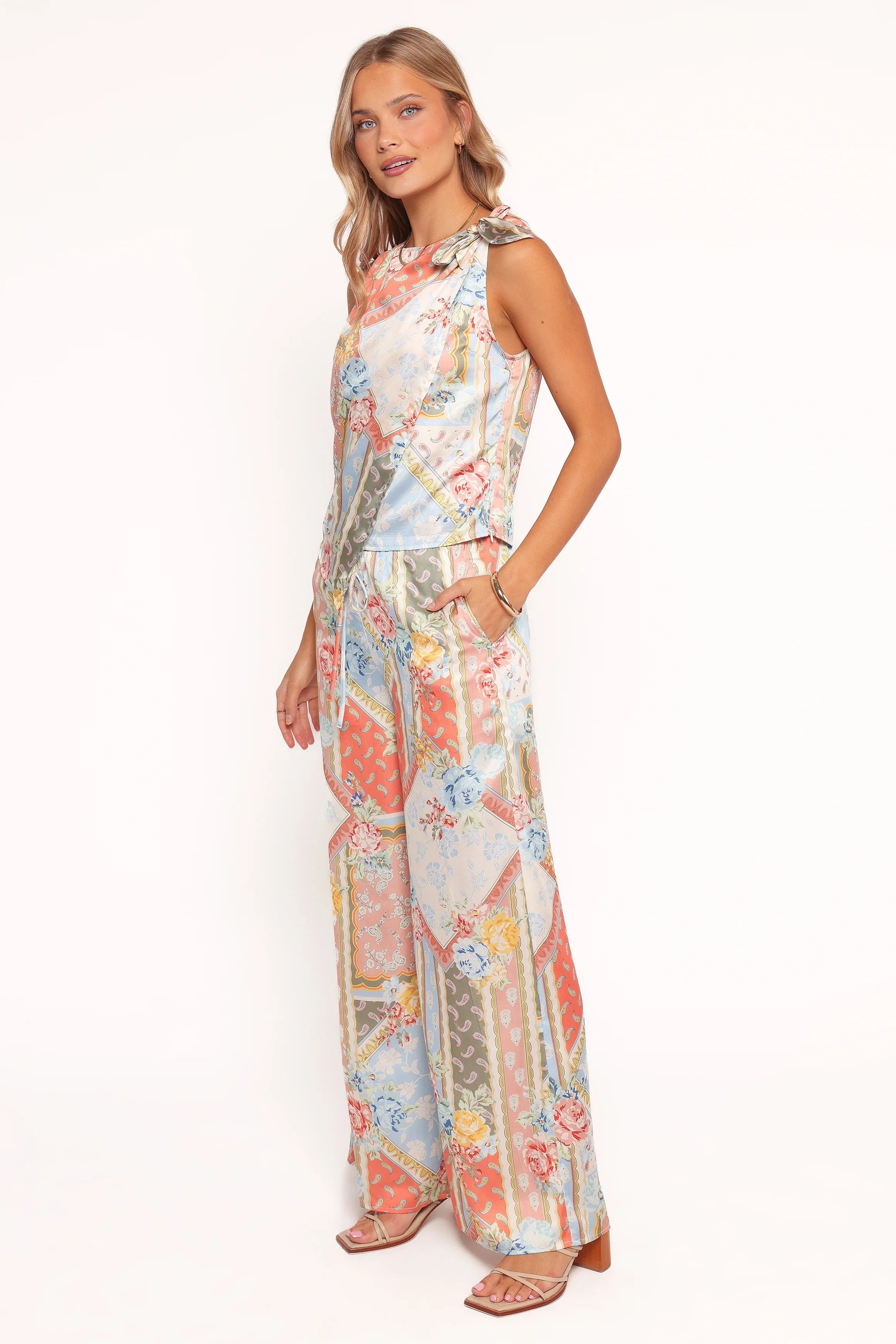 Charly Wide Leg Pant Bel Air Rose