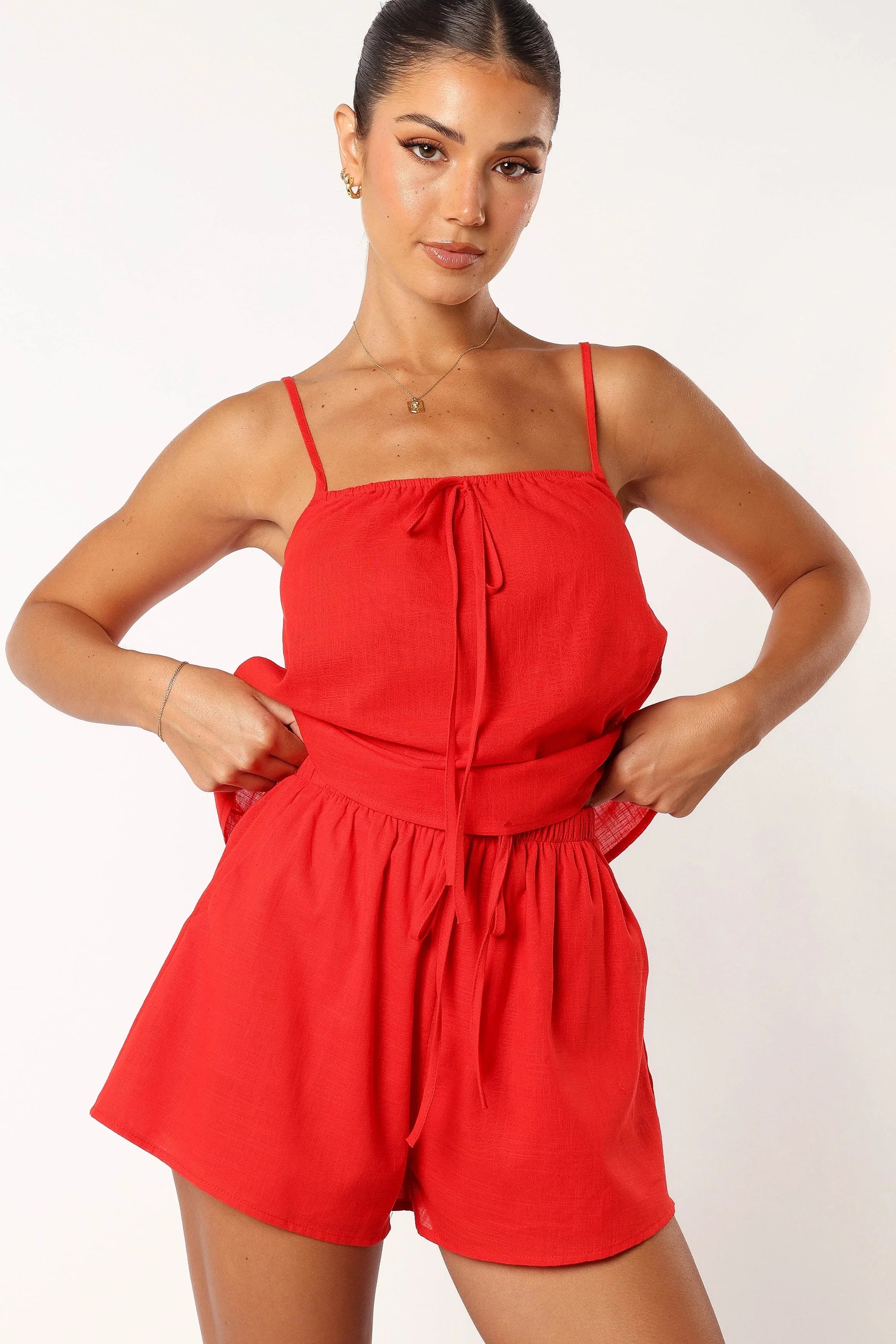 Robinson Short Set Red