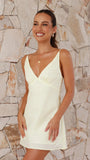 Halina Mini Dress Yellow